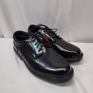 Deer Stags Men's 14 Times Round Oxford Black Leather Comfort Casual Shoes